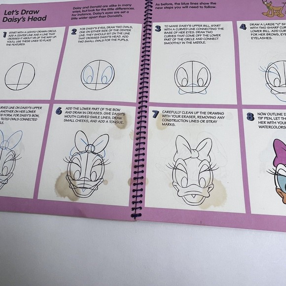 Learn to Draw Disney Donald Duck and Daisy Duck Walter Foster Paperback Book - Picture 5 of 5